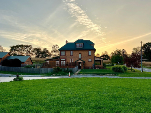 beautifully renovated farmhouse with bank barn on scenic acreage in beaver falls pa