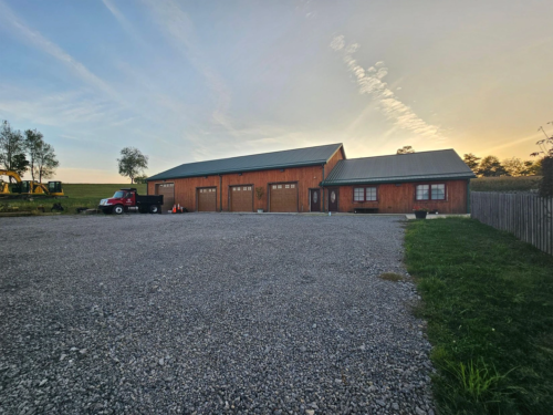 home for sale with detached garage and office on acreage in beaver falls pa