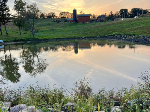 home for sale with pond on scenic acreage in beaver falls pa